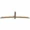 Ekena Millwork Bellingham Smooth Timber Gable Bracket, Douglas Fir, 84"W x 24"H x 3 1/2"D x 3 1/2"F, 7/12 Pitch GBW084X24X0404BEL00SDF - alternate 3